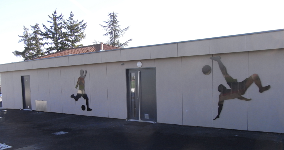 Nouveaux vestiaires inaugurés en janvier 2019